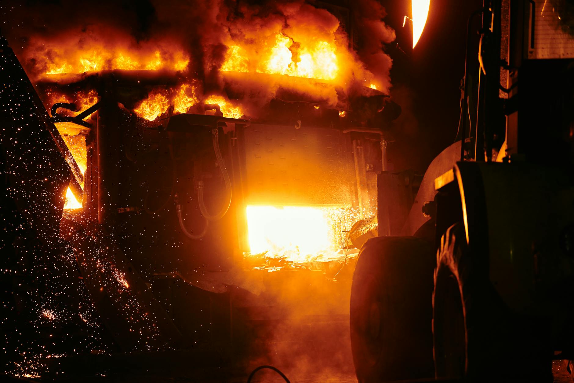 Interlake Steel Chicago Heights Illinois asbestos insulation furnaces