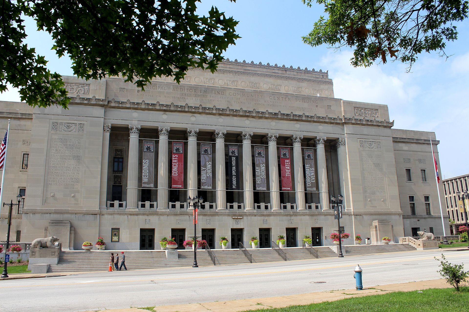 Kiel Auditorium St. Louis Missouri asbestos fireproofing construction